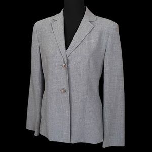 Casual Corner Gray Jacket Blazer